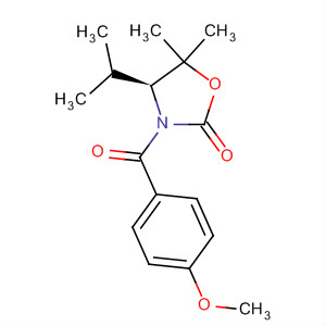 909731-23-3  2-Oxazolidinone, 3-(4-methoxybenzoyl)-5,5-dimethyl-4-(1-methylethyl)-,(4S)-