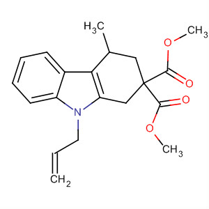 909802-24-0  2H-Carbazole-2,2-dicarboxylic acid,1,3,4,9-tetrahydro-4-methyl-9-(2-propenyl)-, dimethyl ester 909802-24-0  2H-Carbazole-2,2-dicarboxylic acid,1,3,4,9-tetrahydro-4-methyl-9-(2-propenyl)-, dimethyl ester