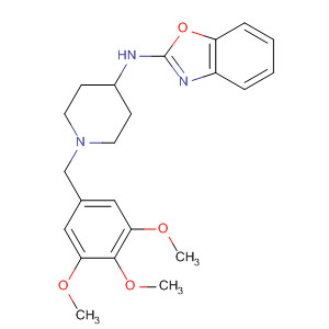 909851-15-6  2-Benzoxazolamine,N-[1-[(3,4,5-trimethoxyphenyl)methyl]-4-piperidinyl]-