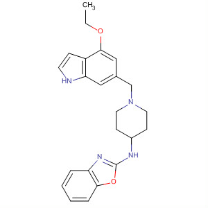 909851-28-1  2-Benzoxazolamine,N-[1-[(4-ethoxy-1H-indol-6-yl)methyl]-4-piperidinyl]-
