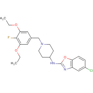 909851-39-4  2-Benzoxazolamine,5-chloro-N-[1-[(3,5-diethoxy-4-fluorophenyl)methyl]-4-piperidinyl]-