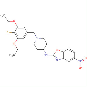 909852-83-1  2-Benzoxazolamine,N-[1-[(3,5-diethoxy-4-fluorophenyl)methyl]-4-piperidinyl]-5-nitro-