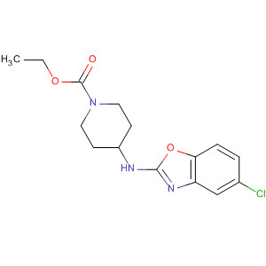 909854-49-5  1-Piperidinecarboxylic acid, 4-[(5-chloro-2-benzoxazolyl)amino]-, ethylester