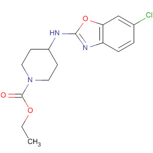 909854-51-9  1-Piperidinecarboxylic acid, 4-[(6-chloro-2-benzoxazolyl)amino]-, ethylester