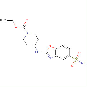 909854-53-1  1-Piperidinecarboxylic acid,4-[[5-(aminosulfonyl)-2-benzoxazolyl]amino]-, ethyl ester