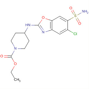 909854-61-1  1-Piperidinecarboxylic acid,4-[[6-(aminosulfonyl)-5-chloro-2-benzoxazolyl]amino]-, ethyl ester