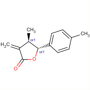 910099-59-1  2(3H)-Furanone, dihydro-4-methyl-3-methylene-5-(4-methylphenyl)-,(4R,5R)-rel- 910099-59-1  2(3H)-Furanone, dihydro-4-methyl-3-methylene-5-(4-methylphenyl)-,(4R,5R)-rel-