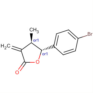 910099-61-5  2(3H)-Furanone, 5-(4-bromophenyl)dihydro-4-methyl-3-methylene-,(4R,5R)-rel-