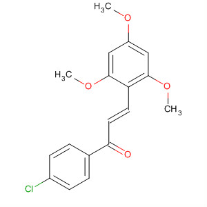 910222-77-4  2-Propen-1-one, 1-(4-chlorophenyl)-3-(2,4,6-trimethoxyphenyl)-, (2E)-