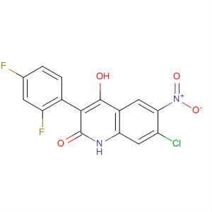910249-34-2  2(1H)-Quinolinone, 7-chloro-3-(2,4-difluorophenyl)-4-hydroxy-6-nitro- 910249-34-2  2(1H)-Quinolinone, 7-chloro-3-(2,4-difluorophenyl)-4-hydroxy-6-nitro-