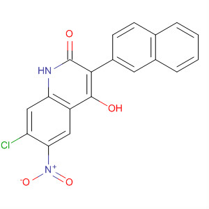 910249-37-5  2(1H)-Quinolinone, 7-chloro-4-hydroxy-3-(2-naphthalenyl)-6-nitro- 910249-37-5  2(1H)-Quinolinone, 7-chloro-4-hydroxy-3-(2-naphthalenyl)-6-nitro-