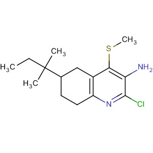 910308-61-1  3-Quinolinamine,2-chloro-6-(1,1-dimethylpropyl)-5,6,7,8-tetrahydro-4-(methylthio)-