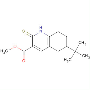 910308-67-7  3-Quinolinecarboxylic acid,6-(1,1-dimethylethyl)-1,2,5,6,7,8-hexahydro-2-thioxo-, methyl ester