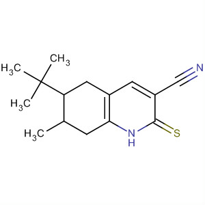 910308-87-1  3-Quinolinecarbonitrile,6-(1,1-dimethylethyl)-1,2,5,6,7,8-hexahydro-7-methyl-2-thioxo-