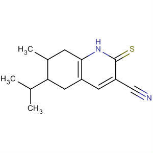 910308-91-7  3-Quinolinecarbonitrile,1,2,5,6,7,8-hexahydro-7-methyl-6-(1-methylethyl)-2-thioxo-