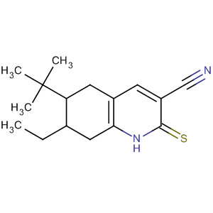 910309-44-3  3-Quinolinecarbonitrile,6-(1,1-dimethylethyl)-7-ethyl-1,2,5,6,7,8-hexahydro-2-thioxo-