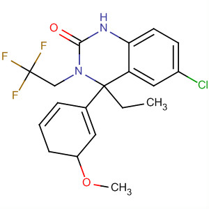 910483-21-5  2(1H)-Quinazolinone,6-chloro-4-ethyl-3,4-dihydro-4-(3-methoxyphenyl)-3-(2,2,2-trifluoroethyl)- 910483-21-5  2(1H)-Quinazolinone,6-chloro-4-ethyl-3,4-dihydro-4-(3-methoxyphenyl)-3-(2,2,2-trifluoroethyl)-
