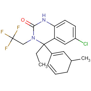 910483-23-7  2(1H)-Quinazolinone,6-chloro-4-ethyl-3,4-dihydro-4-(3-methylphenyl)-3-(2,2,2-trifluoroethyl)- 910483-23-7  2(1H)-Quinazolinone,6-chloro-4-ethyl-3,4-dihydro-4-(3-methylphenyl)-3-(2,2,2-trifluoroethyl)-