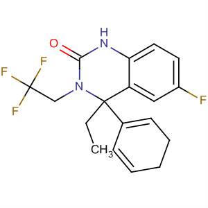 910483-29-3  2(1H)-Quinazolinone,4-ethyl-6-fluoro-3,4-dihydro-4-phenyl-3-(2,2,2-trifluoroethyl)- 910483-29-3  2(1H)-Quinazolinone,4-ethyl-6-fluoro-3,4-dihydro-4-phenyl-3-(2,2,2-trifluoroethyl)-