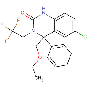 910483-38-4  2(1H)-Quinazolinone,6-chloro-4-(ethoxymethyl)-3,4-dihydro-4-phenyl-3-(2,2,2-trifluoroethyl)- 910483-38-4  2(1H)-Quinazolinone,6-chloro-4-(ethoxymethyl)-3,4-dihydro-4-phenyl-3-(2,2,2-trifluoroethyl)-