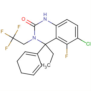 910483-53-3  2(1H)-Quinazolinone,6-chloro-4-ethyl-5-fluoro-3,4-dihydro-4-phenyl-3-(2,2,2-trifluoroethyl)- 910483-53-3  2(1H)-Quinazolinone,6-chloro-4-ethyl-5-fluoro-3,4-dihydro-4-phenyl-3-(2,2,2-trifluoroethyl)-