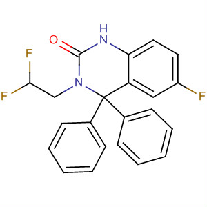 910483-62-4  2(1H)-Quinazolinone,3-(2,2-difluoroethyl)-6-fluoro-3,4-dihydro-4,4-diphenyl- 910483-62-4  2(1H)-Quinazolinone,3-(2,2-difluoroethyl)-6-fluoro-3,4-dihydro-4,4-diphenyl-