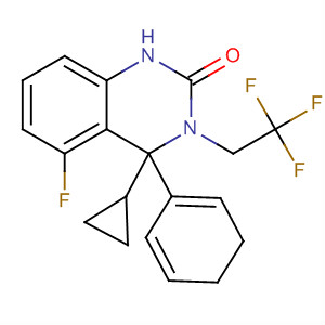 910483-70-4  2(1H)-Quinazolinone,4-cyclopropyl-5-fluoro-3,4-dihydro-4-phenyl-3-(2,2,2-trifluoroethyl)- 910483-70-4  2(1H)-Quinazolinone,4-cyclopropyl-5-fluoro-3,4-dihydro-4-phenyl-3-(2,2,2-trifluoroethyl)-