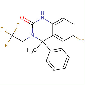 910483-71-5  2(1H)-Quinazolinone,6-fluoro-3,4-dihydro-4-methyl-4-phenyl-3-(2,2,2-trifluoroethyl)- 910483-71-5  2(1H)-Quinazolinone,6-fluoro-3,4-dihydro-4-methyl-4-phenyl-3-(2,2,2-trifluoroethyl)-