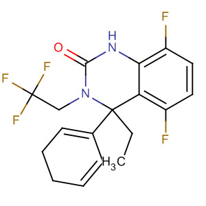 910483-78-2  2(1H)-Quinazolinone,4-ethyl-5,8-difluoro-3,4-dihydro-4-phenyl-3-(2,2,2-trifluoroethyl)- 910483-78-2  2(1H)-Quinazolinone,4-ethyl-5,8-difluoro-3,4-dihydro-4-phenyl-3-(2,2,2-trifluoroethyl)-