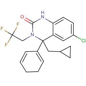 910483-85-1  2(1H)-Quinazolinone,6-chloro-4-(cyclopropylmethyl)-3,4-dihydro-4-phenyl-3-(2,2,2-trifluoroethyl)- 910483-85-1  2(1H)-Quinazolinone,6-chloro-4-(cyclopropylmethyl)-3,4-dihydro-4-phenyl-3-(2,2,2-trifluoroethyl)-