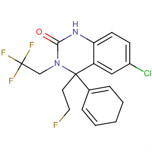 910483-96-4  2(1H)-Quinazolinone,6-chloro-4-(2-fluoroethyl)-3,4-dihydro-4-phenyl-3-(2,2,2-trifluoroethyl)- 910483-96-4  2(1H)-Quinazolinone,6-chloro-4-(2-fluoroethyl)-3,4-dihydro-4-phenyl-3-(2,2,2-trifluoroethyl)-