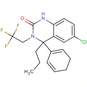 910484-00-3  2(1H)-Quinazolinone,6-chloro-3,4-dihydro-4-phenyl-4-propyl-3-(2,2,2-trifluoroethyl)- 910484-00-3  2(1H)-Quinazolinone,6-chloro-3,4-dihydro-4-phenyl-4-propyl-3-(2,2,2-trifluoroethyl)-
