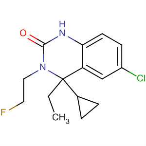 910484-06-9  2(1H)-Quinazolinone,6-chloro-4-cyclopropyl-4-ethyl-3-(2-fluoroethyl)-3,4-dihydro- 910484-06-9  2(1H)-Quinazolinone,6-chloro-4-cyclopropyl-4-ethyl-3-(2-fluoroethyl)-3,4-dihydro-