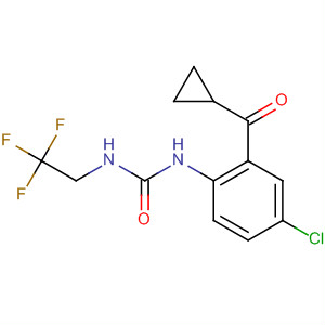 910484-23-0  Urea,N-[4-chloro-2-(cyclopropylcarbonyl)phenyl]-N'-(2,2,2-trifluoroethyl)-