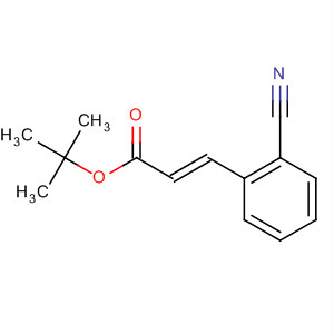 910574-80-0  2-Propenoic acid, 3-(2-cyanophenyl)-, 1,1-dimethylethyl ester, (2E)-