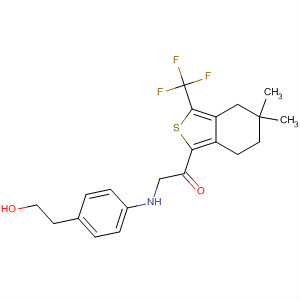 910638-57-2  Ethanone,2-[[4-(2-hydroxyethyl)phenyl]amino]-1-[4,5,6,7-tetrahydro-5,5-dimethyl-3-(trifluoromethyl)benzo[c]thien-1-yl]-