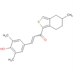 910640-82-3  2-Propen-1-one,3-(4-hydroxy-3,5-dimethylphenyl)-1-(4,5,6,7-tetrahydro-5-methylbenzo[c]thien-1-yl)-