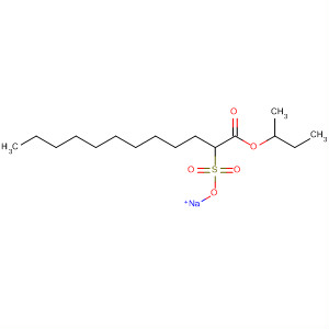 910781-67-8  Dodecanoic acid, 2-sulfo-, 1-(1-methylpropyl) ester, sodium salt