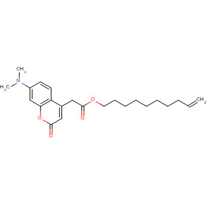 910860-32-1  2H-1-Benzopyran-4-acetic acid, 7-(dimethylamino)-2-oxo-, 9-decenylester