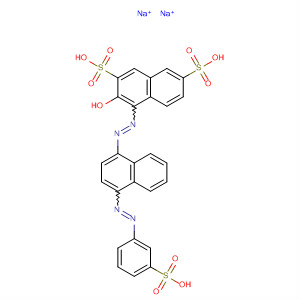 910867-88-8  2,7-Naphthalenedisulfonic acid,3-hydroxy-4-[[4-[(3-sulfophenyl)azo]-1-naphthalenyl]azo]-, disodium salt