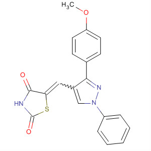 910912-81-1  2,4-Thiazolidinedione,5-[[3-(4-methoxyphenyl)-1-phenyl-1H-pyrazol-4-yl]methylene]-