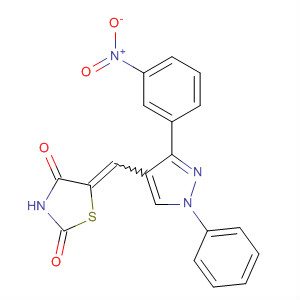 910912-86-6  2,4-Thiazolidinedione,5-[[3-(3-nitrophenyl)-1-phenyl-1H-pyrazol-4-yl]methylene]-