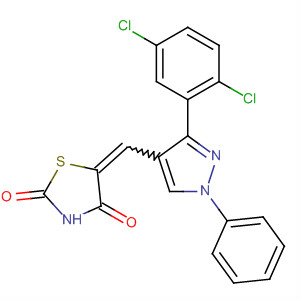 910912-92-4  2,4-Thiazolidinedione,5-[[3-(2,5-dichlorophenyl)-1-phenyl-1H-pyrazol-4-yl]methylene]-
