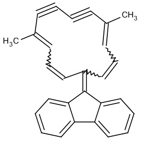 90019-69-5  9H-Fluorene,9-(5,10-dimethyl-2,4,10,12-cyclotridecatetraene-6,8-diyn-1-ylidene)-,(E,E,Z,Z)-