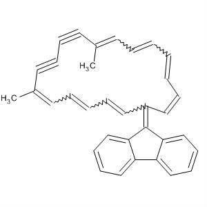 90019-75-3  9H-Fluorene,9-(9,14-dimethyl-2,4,6,8,14,16,18-cyclononadecaheptaen-10,12-diyn-1-ylidene)-, (E,E,Z,Z,E,E,E)-