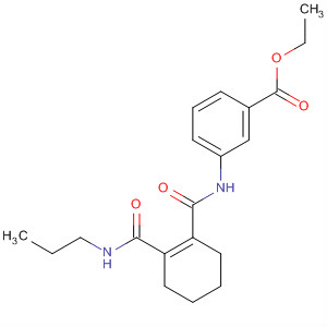 90041-22-8  Benzoic acid,3-[[[2-[(propylamino)carbonyl]-1-cyclohexen-1-yl]carbonyl]amino]-, ethylester