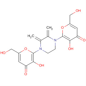 90044-15-8  4H-Pyran-4-one,2,2'-[1,4-piperazinediylbis(methylene)]bis[3-hydroxy-6-(hydroxymethyl)-