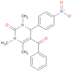 900495-19-4  2(1H)-Pyrimidinone,5-benzoyl-3,4-dihydro-1,3,6-trimethyl-4-(4-nitrophenyl)- 900495-19-4  2(1H)-Pyrimidinone,5-benzoyl-3,4-dihydro-1,3,6-trimethyl-4-(4-nitrophenyl)-
