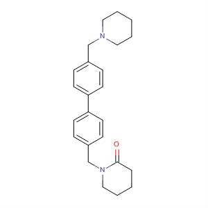 900520-02-7  2-Piperidinone, 1-[[4'-(1-piperidinylmethyl)[1,1'-biphenyl]-4-yl]methyl]-