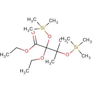 90054-59-4  Butanoic acid, 2-ethoxy-3-methyl-2,3-bis[(trimethylsilyl)oxy]-, ethyl ester